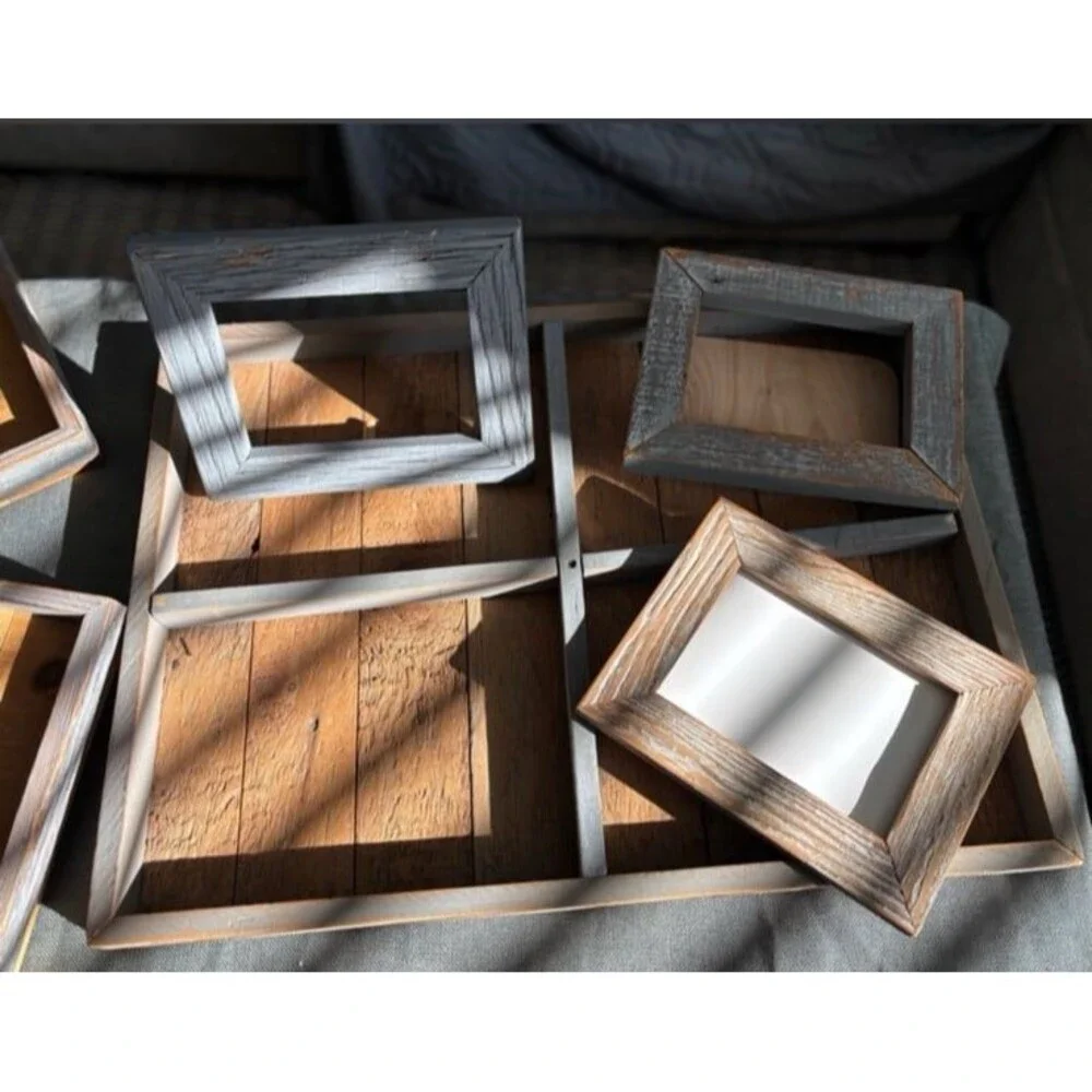 Rustic Picture Frame Set of 6
